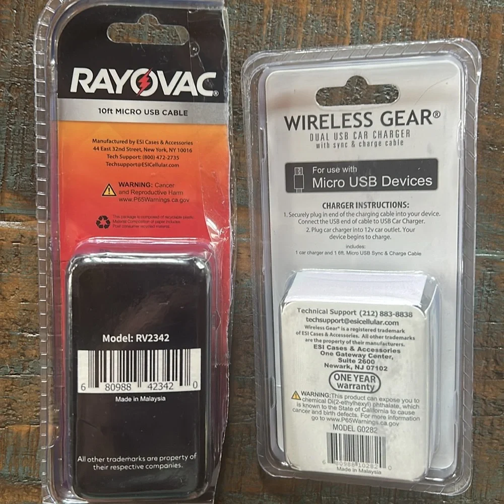 NEW Micro USB Cable charger & car